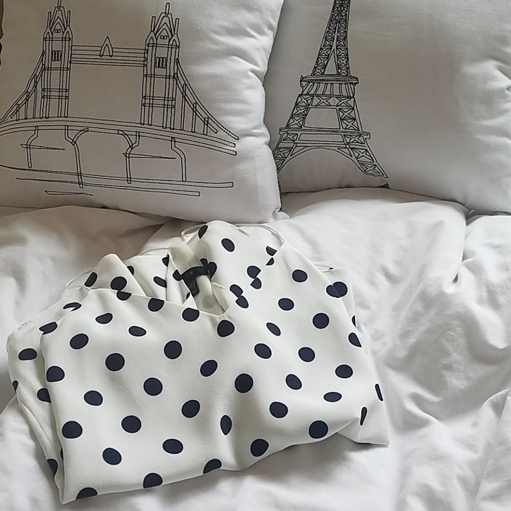 J. Crew polka dot carrie camisole